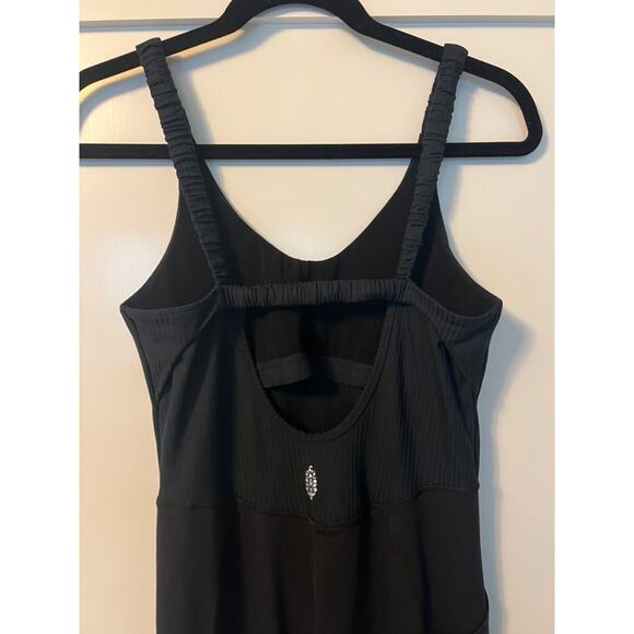 Free People FP Movement Never Better Jumpsuit One Piece Medium Black - Picture 5 of 8